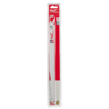 Milwaukee SAWZALL Reciprocating Saw Blade 48-00-5037 - 5 TPI - 0.75 in Width x 0.05 in Thick - Bi-Metal