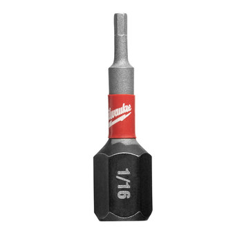 Milwaukee SHOCKWAVE Impact Duty Hex Insert Bit 48-32-4700 - Alloy Steel - 1 in Length - 34401