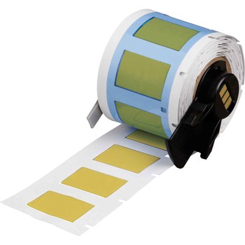 Picture of Brady PermaSleeve Yellow Polyvinylidene Thermal Transfer M6-375-1-345-YL Heat Shrink Wire & Cable Labels (Main product image)