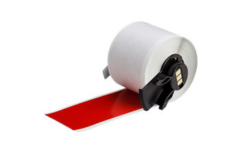 Picture of Brady Red Vinyl Thermal Transfer PTL-43-439-RD Continuous Thermal Transfer Printer Label Roll (Main product image)