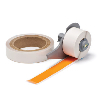 Picture of Brady Toughstripe Orange Self-Laminating Polyester Thermal Transfer M71-1000-483-OR-KT Continuous Thermal Transfer Printer Label Roll (Main product image)
