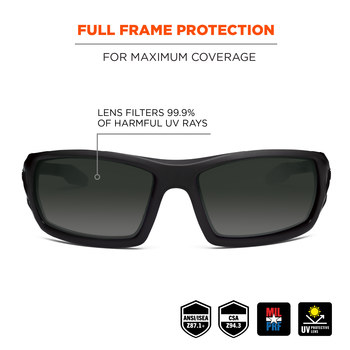 Ergodyne Skullerz Safety Glasses Odin 50433