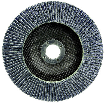 Weiler Tiger Paw Type 27/Flat Flap Disc 51184 - Alumina Zirconia - 6 in - 60 - Coarse