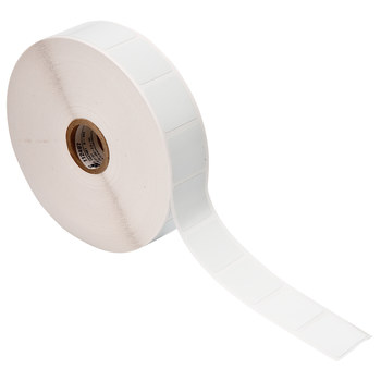 Picture of Brady Freezerbondz White Polyester Thermal Transfer THT-179-492-2.5-SC Die-Cut Thermal Transfer Printer Label Roll (Main product image)
