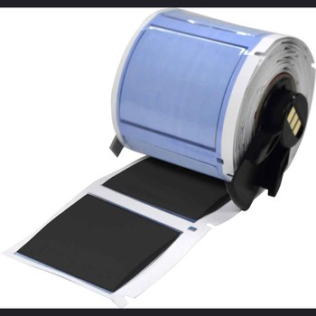Picture of Brady PermaSleeve Black Polyolefin Thermal Transfer M6-1000-175-342-BK Heat Shrink Wire & Cable Labels (Main product image)