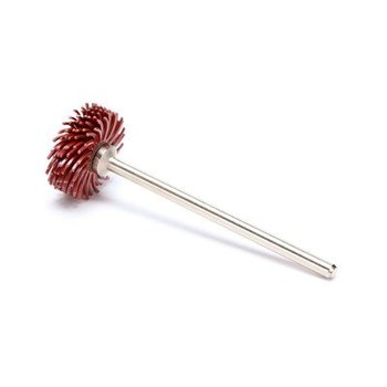 3M Scotch-Brite Ceramic RB-ZB Radial Bristle Brush - Very Fine Grade - 1/16 in Center Hole - 9/16 in Outside Diameter - 27615