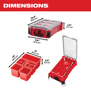 Milwaukee PACKOUT Compact Organizer | RSHughes.com