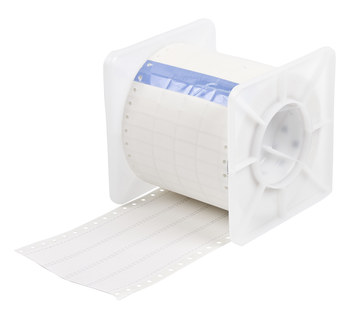 Picture of Brady Bradysleeve White Heat-Shrinkable Dot Matrix HCPS-0.9-5008-WT Dot Matrix Printer Label (Main product image)