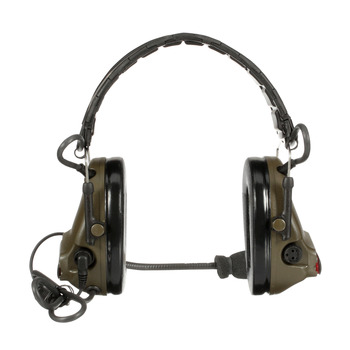 3M PELTOR ComTac V MT20H682FB-47 GN OD Green Communication Headset - Foldable - A-Band - Battery Powered - 23 dB NRR - 076308-94598