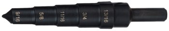 Picture of Cle-Line 9/16 in-13/16 in x 1/16 in 118° Right Hand Cut High-Speed Steel Step Drill Bit C20301 (Main product image)