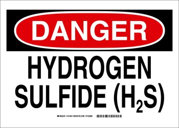 Picture of Brady B-120 Fiberglass Reinforced Polyester Rectangle White English Chemical Warning Sign part number 131845 (Main product image)