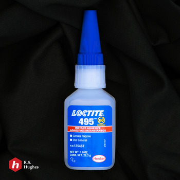 Loctite 495 Cyanoacrylate Adhesive 49550, IDH:135467, 1 oz Bottle