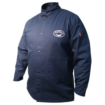 PIP Welding Coat Caiman 3000-5 - Size Large - Cotton/Cotton Twill - Navy