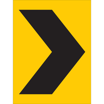 Picture of Brady B-959 Aluminum Rectangle Yellow Stop Signs, Traffic Control Signs & Banners Sign part number 113291 (Main product image)