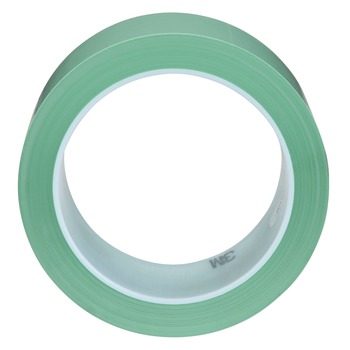 3M 7100167283 Green Masking Tape - 1 1/2 in Width x 72 yd Length