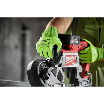 Milwaukee SMARTWIPE High Visibility Yellow/Black XL Polyurethane Cut-Resistant Glove - ANSI Cut Level 5 Cut Resistance - 48-73-8953B