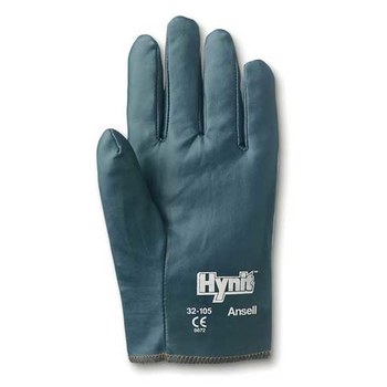 Picture of Ansell Hynit 32-135 Blue 8 Knit Full Fingered Work Gloves (Main product image)