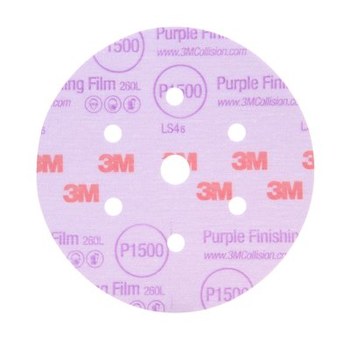 3M Hookit Hook & Loop Film Disc 30666 - A/O Aluminum Oxide AO - 6 in - P2000 - Ultra Fine