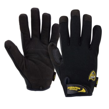 Picture of West Chester Pro Series Job 1 86150 Black XL PVC/Synthetic Leather Full Fingered Work Gloves (Main product image)