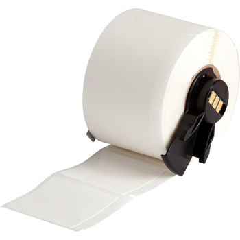 Picture of Brady White Vinyl Thermal Transfer PTL-32-498 Die-Cut Thermal Transfer Printer Label Roll (Main product image)