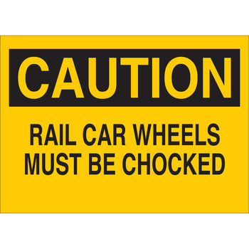 Picture of Brady B-401 Polystyrene Rectangle Yellow English Truck & Forklift Warehouse Traffic Sign part number 25801 (Main product image)