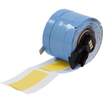 Picture of Brady PermaSleeve Yellow Polyolefin Thermal Transfer M6-500-2-342-YL-R Heat Shrink Wire & Cable Labels (Main product image)