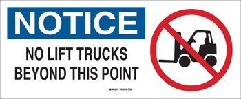 Picture of Brady B-120 Fiberglass Reinforced Polyester Rectangle White English Equipment Safety Sign part number 70448 (Main product image)