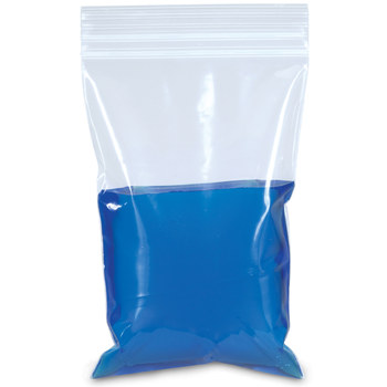 Clear Double Track Resealable Poly Bag - 6 in x 6 in - 4 Mil Thick - 4638