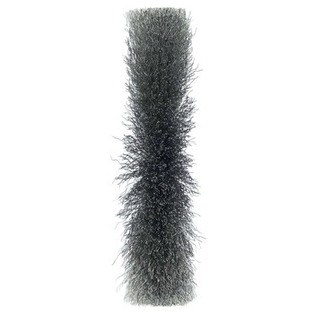 Weiler 01049 Wheel Brush - 6 in Dia - Crimped Steel Bristle