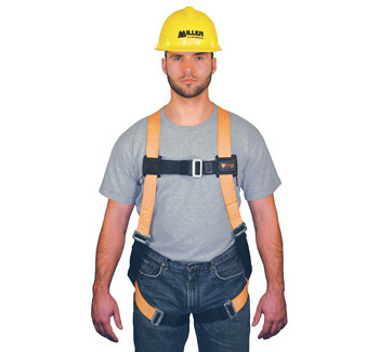Picture of Miller Titan TF4007FD Yellow 2XL Vest-Style Body Harness (Main product image)