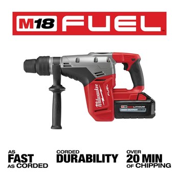 Milwaukee M18 FUEL SDS Max Rotary Hammer Kit 2717 22HD 1 9 16 in Chuck 14.75 lb M18 REDLITHIUM Battery RSHughes