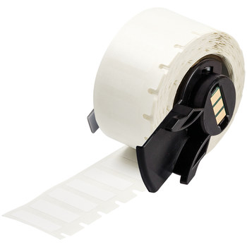 Picture of Brady White Polyester Thermal Transfer PTL-16-473 Die-Cut Thermal Transfer Printer Label Roll (Main product image)