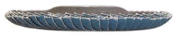 Weiler Tiger Angled Flap Disc 51308 - Zirconium - 5 in - 80 - Medium