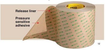 3M F9469PC Clear VHB Tape - 12 in Width x 60 yd Length - 5 mil Thick