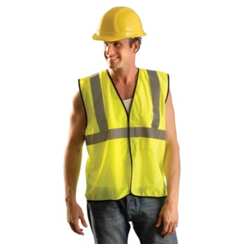 Picture of Occunomix Yellow 5XL Mesh High-Visibility Vest (Main product image)