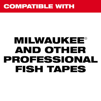Milwaukee Red, Clear Polypropylene Pull Line - 6500 ft Length - 48-22-4139