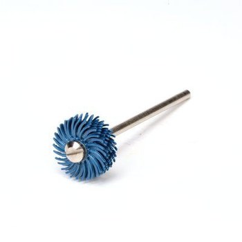 3M Scotch-Brite Ceramic RB-ZB Radial Bristle Brush - Super Fine Grade - 1/16 in Center Hole - 9/16 in Outside Diameter - 27616