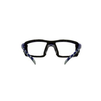 3M Solus 2000 Series Safety Glasses S2001SGAF-BGR-F - Scotchgard Anti-Fog Clear Lens - Gray/Teal Ratcheting Temples & Foam Gasket