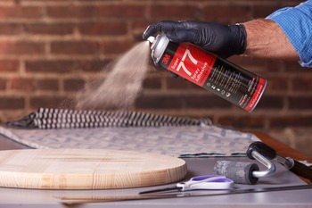 3M Super 77 Classic Spray Adhesive - Clear 24 fl oz Aerosol Can - 16.5 fl oz Net Weight - 96315