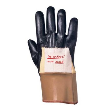 Picture of Ansell Nitrasafe 28-349 Black 8 Jersey/Kevlar Cut-Resistant Gloves (Main product image)