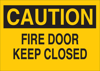 Picture of Brady B-401 High Impact Polystyrene Rectangle Yellow English Fire Exit Sign part number 22511 (Main product image)