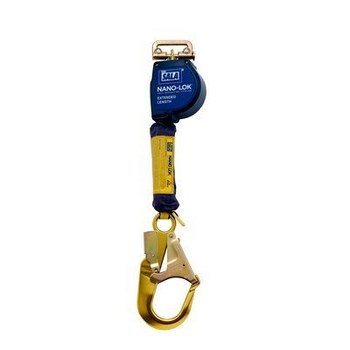 Picture of DBI-SALA Nano-Lok Quick Connect 3101590 Blue Dyneema/Polyester Webbing Self-Retracting Lifeline (Main product image)
