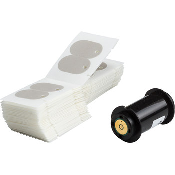 Picture of Brady Gray Polyethylene Thermal Transfer PTL-111-145-GY Die-Cut Thermal Transfer Printer Label Roll (Main product image)