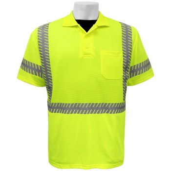 Global Glove Frogwear High Visibility Shirts Glo 9 Medium 65 Polyester 35 Polypropylene Yellow Green Ansi Class 3 Rshughes Com
