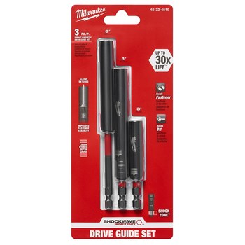 Milwaukee SHOCKWAVE Mag Drive Guide Set 48-32-4519 - Alloy Steel - 00156