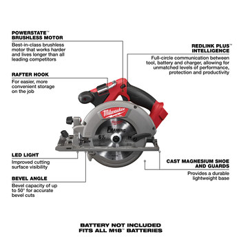 Milwaukee M18 FUEL 5-Tool Hammer Drill Combo Kit 3697-25 - 1/4 in Chuck - Lithium-Ion (Li-ion)