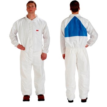 3M Disposable General Purpose & Work Coveralls 64670 - Size 4XL - White