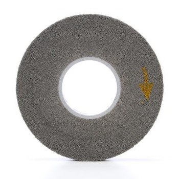 3M Scotch-Brite XL-WL Convolute Silicon Carbide Hard Deburring Wheel - Fine Grade - Arbor Attachment - 8 in Diameter - 3 in Center Hole - 1 in Thickness - 05135