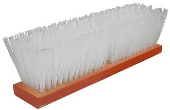 Weiler 702 Push Broom Head - 16 in - Polypropylene - White - 70211