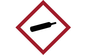 Picture of Brady Red/White/Black Fire Hazard Label (Main product image)